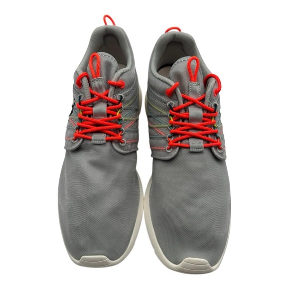Nike Rosherun Dynamic Flywire QS Running Shoes Mens‎ 10 Grey Crimson 580579-061 - Picture 5 of 10